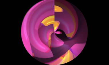 illustration of colorful decorative texture painting. Vibrant paint pattern backdrop