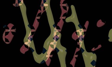 Soyut parlak renkli arkaplan. İşiniz için güzel bir illüstrasyon