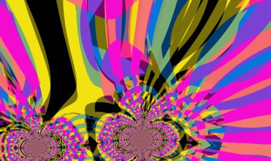 Soyut parlak renkli arkaplan. İşiniz için güzel bir illüstrasyon