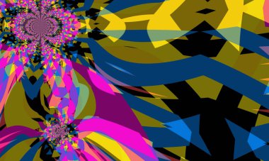 Soyut parlak renkli arkaplan. İşiniz için güzel bir illüstrasyon