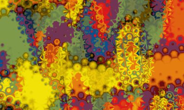 Renklerin, dokuların ve ilginç desenlerin mükemmel bir karışımı ile arkaplan