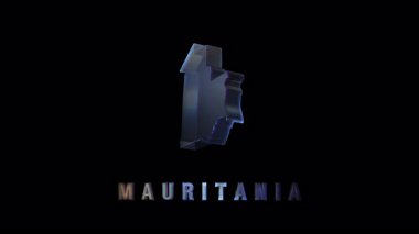 Hidrofeni dönüşünün cam kartografik tasviri, gölgeli aydınlatma ile minimalist karanlık arka plana karşı coğrafi çizgiler sergileniyor