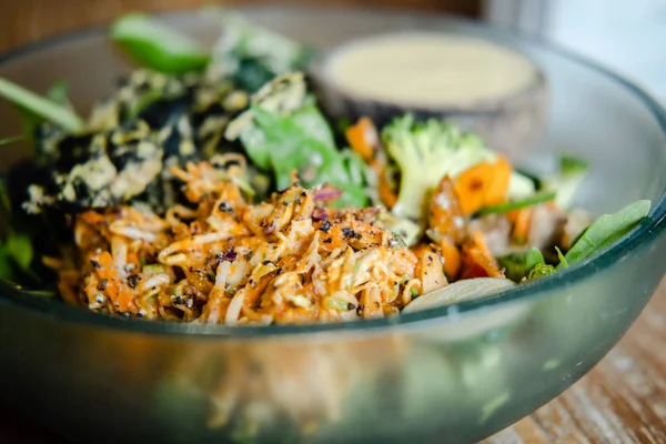 Vegan Buddha bowl salad — Stock Photo, Image