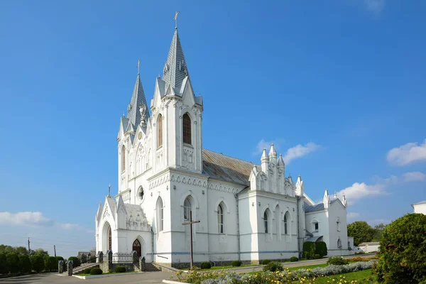 Санкт Анна Римо Католицької Церкви Україні Бар Камінь Релігійних Будівлі — стокове фото