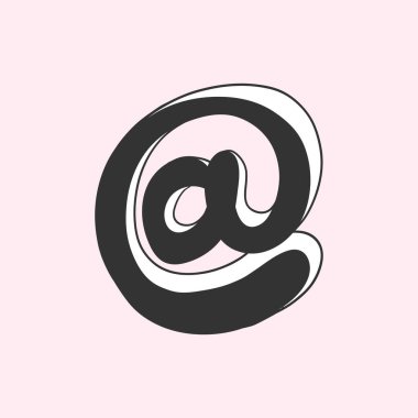 İşaretle. Çizgi film harfleriyle çizilmiş vektör el çizimi. Çıkartma, video blog kapağı, sosyal medya mesajı, hediye arabası, gömlek baskısı tasarımı kadar iyi..