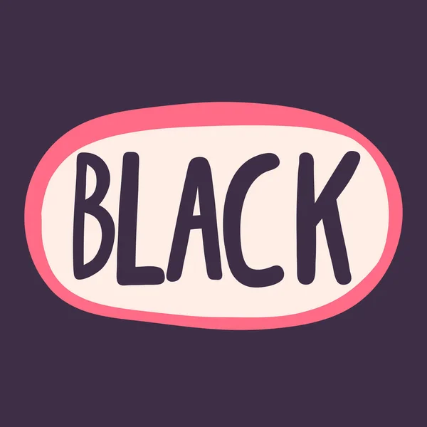 BLM. Чорний світ 2020 року. Вміст соціальних медіа веде банер проти расизму.. — стоковий вектор