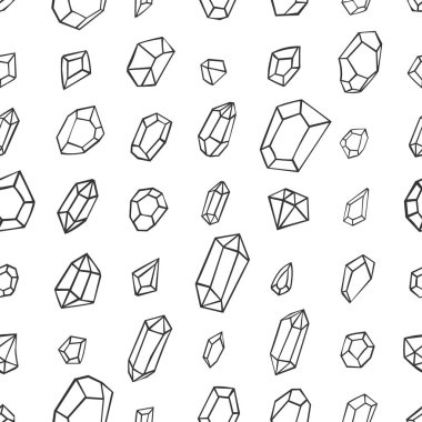 Geometrik fırça darbeleri elementleri ile vektörsüz desen. Memphis geometrik anahatları modern moda. 