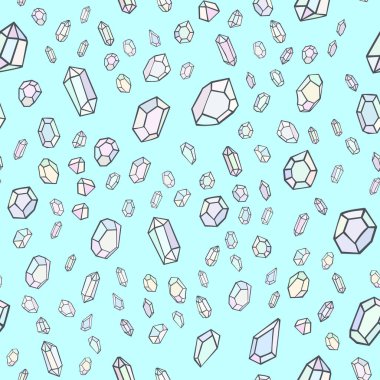 Değerli kristalleri olan soyut, pürüzsüz bir desen. Kaotik boyalı elementleri olan güzel modern doku. Tasarımınız için çok renkli arkaplan.