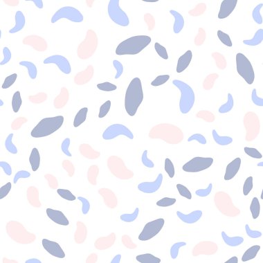 Geometrik fırça darbeleri elementleri ile vektörsüz desen. Memphis geometrik anahatları modern moda. 