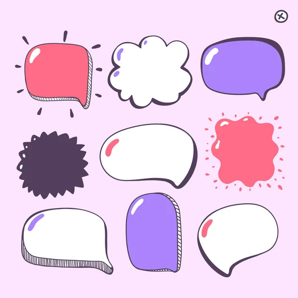 Bubble speech, great design for any purposes. Abstract modern graphic element. — Stock Vector