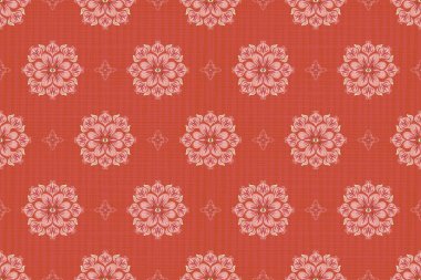 Afrika boho desenli desenli desenli Ikat desenli işlemeli motifler. Etnik faks çiçekli Hint deseni Ikat desenli Etnik desen. Sınır Hindistanı çiçekli Aztek nakış desenleri..