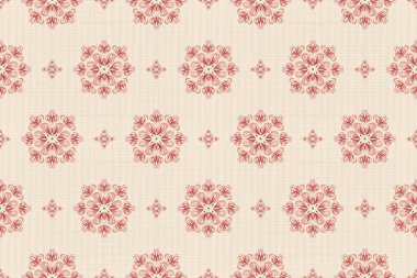 Afrika boho desenli desenli desenli Ikat desenli işlemeli motifler. Etnik faks çiçekli Hint deseni Ikat desenli Etnik desen. Sınır Hindistanı çiçekli Aztek nakış desenleri..