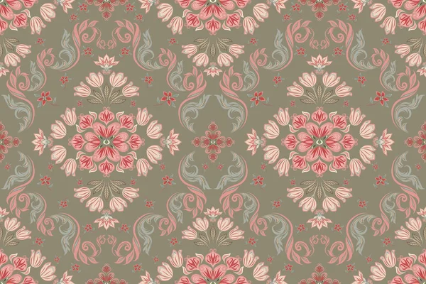 Afrika boho desenli desenli desenli Ikat desenli işlemeli motifler. Etnik faks çiçekli Hint deseni Ikat desenli Etnik desen. Sınır Hindistanı çiçekli Aztek nakış desenleri..