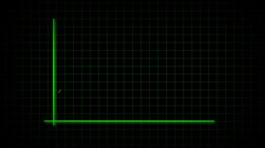 Finans ve teknolojide veri görselleştirmesi için yeşil çubukların hareket grafiklerini döngüye sokuyorum. Dinamik yeşil çizelge grafik animasyonu işletme finans büyümesi ve başarısını gösteriyor.