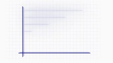 Dijital ekonomi piyasa eğilimi hareketli bar grafik çizelgesi iş finans veri görselleştirmesi. İş finansmanı büyüme çubuğu grafik canlandırması soyut arkaplan döngüsü kusursuz teknoloji.