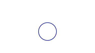 Mavi daire sembolü onaylıyor, tıpkı düğme uux animasyonu gibi. Animasyon gibi parlak mavi parlayan sosyal medya etkileşimi.