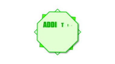 Çevre dostu katkı maddeleri bedava rozet. Vejetaryen, vejetaryen ve sağlık bilinçli tasarım. Yeşil katkı maddeleri ücretsiz etiket animasyonu. Temiz yeme ve organik yaşam tarzı görsel.