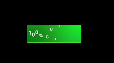 Güvenilir bir kalkan animasyonu. Promosyon videoları ve markalar için kalite güvencesi grafiği. Yeşil Kalkan animasyon döngüsünü emniyete alın. Pazarlama, reklamlar ve sosyal medya içeriği için mükemmel..