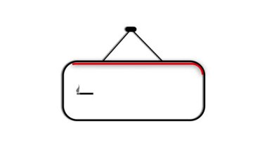 Temiz modern animasyon sigara içilmiyor. Sağlık bilinci, kurumsal mesajlaşma ve kamu hizmeti içeriği için kırmızı, siyah ve beyaz tasarım.