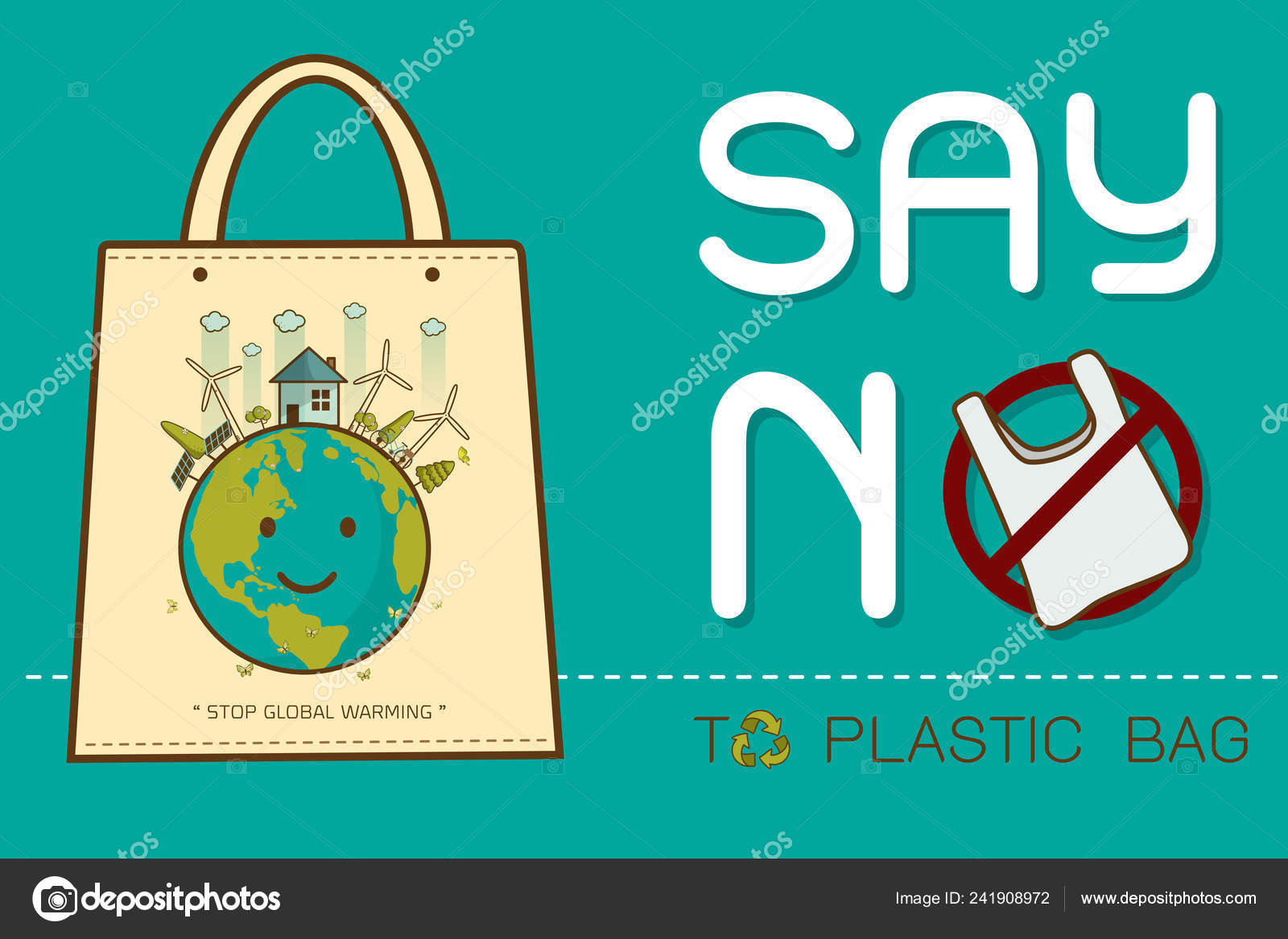 Plastic pollution poster presentation | Eco Fabric Cloth Bag Tote Text Say Plastic Bags Poster — Stock Vector © es7sense #241908972 Plastic pollution poster presentation | Eco Fabric Cloth Bag Tote Text Say Plastic Bags Poster — Stock Vector © es7sense #241908972