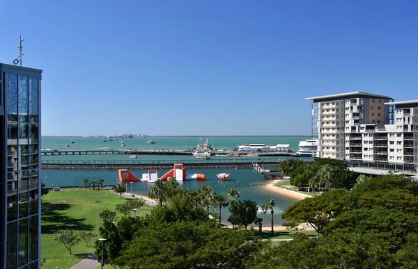 Vista Darwin Waterfront Que Una Zona Popular Para Los Lugareños —  Fotos de Stock