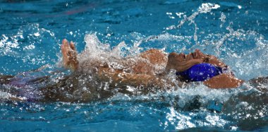 Budapeşte, Macaristan - 27 Temmuz 2017. Krapic Ivan (Cro, Cap 10). Fina Waterpolo Dünya Şampiyonası, yarı final.