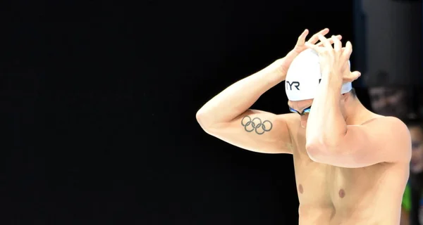 Budapest Hongarije Juli 2017 Competitieve Zwemmer Miller Cody Usa Zwemmen — Stockfoto