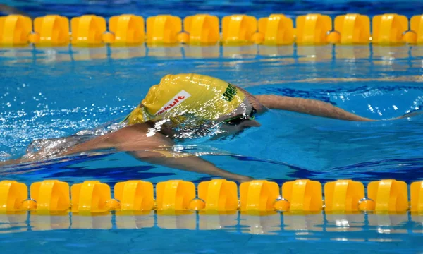 Budapest Ungern Jul 2017 Konkurrenskraftig Simmare Mckeown Taylor Aus 200M — Stockfoto