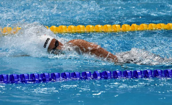 Budapeşte Macaristan Temmuz 2017 Jakabos Zsuzsanna Hun Karışık 4X100M Serbest — Stok fotoğraf