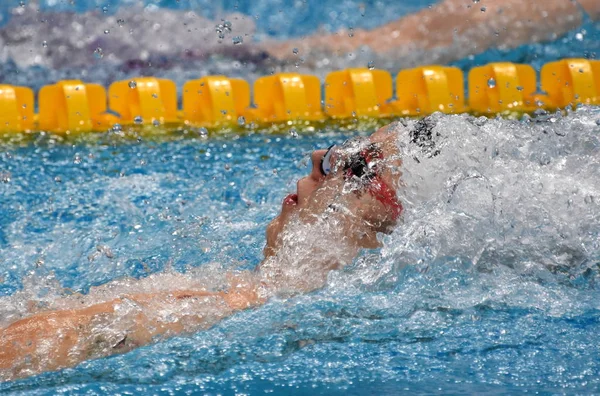 Budapest Hungary Jul 2017 Competitive Swimmer Telegdy Adam Hun 200M — Stock Photo, Image