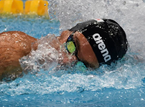 Budapest Hungary Jul 2017 Competitive Swimmer Paltrinieri Gregorio Ita 1500M — Stock Photo, Image