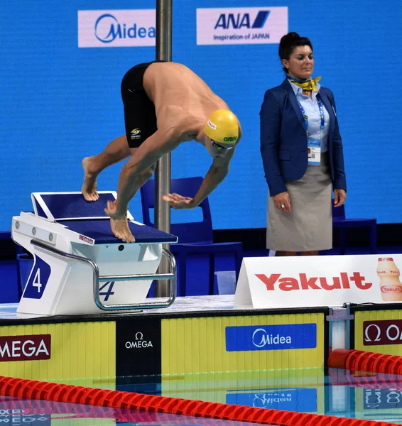 Budapest Hungría Julio 2017 Nadador Competitivo Mcevoy Cameron Aus Semifinal — Foto de Stock