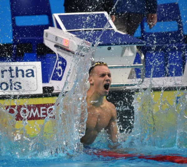 Budapest Hongarije Juli 2017 Competitieve Zwemmer Dressel Caeleb Remel Usa — Stockfoto