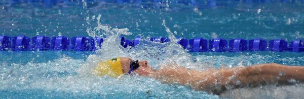 Budapeste Hungria Julho 2017 Nadador Competitivo Lewis Clyde Aus Nadando — Fotografia de Stock