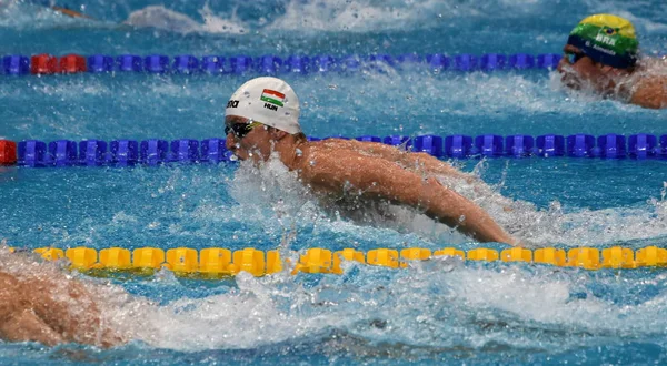 Budapest Ungern Jul 2017 Konkurrenskraftig Simmare Verraszto David Hun 400M — Stockfoto