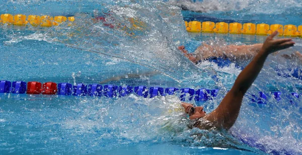 Budapest Hungary Jul 2017 Competitive Swimmer Lindborg Ida Swe Seebohm — Stock Photo, Image