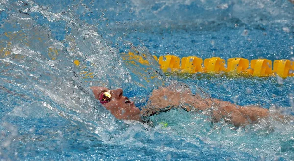 Budapešť Maďarsko Červenec 2017 Konkurenční Plavec Seebohm Emily Aus 50M — Stock fotografie