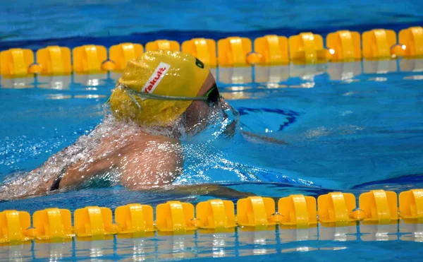 Budapest Hongarije Juli 2017 Competitieve Zwemmer Mckeown Taylor Aus 200M — Stockfoto