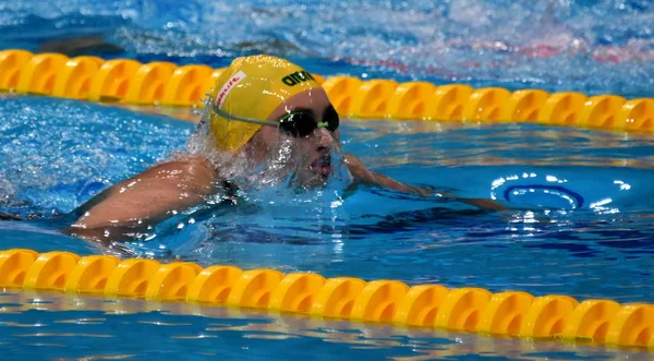 Budapest Ungern Jul 2017 Konkurrenskraftig Simmare Mckeown Taylor Aus 200M — Stockfoto