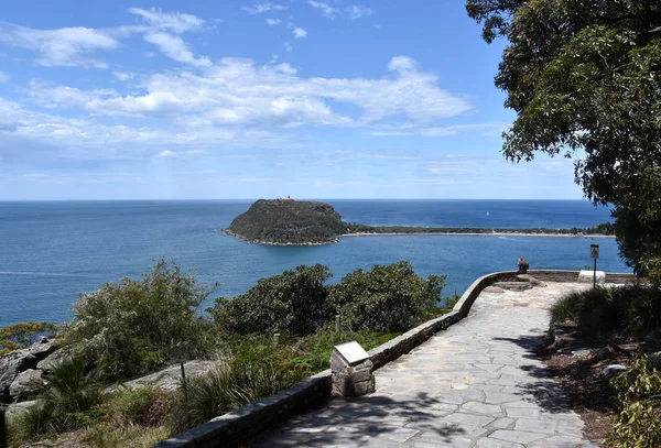 Vista Barrenjoey Head Palm Beach Desde West Head Parque Nacional — Foto de Stock