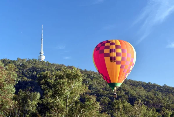 Canberra Australie Mars 2019 Montgolfière Volant Dans Les Airs Dessus — Photo