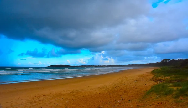 Paisaje Panorámico Woolgoolga Woolgoolga Cabecera Playa Nueva Gales Del Sur —  Fotos de Stock