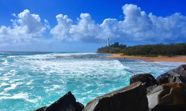 Paysage Panoramique Woolgoolga Woolgoolga Headland Plage Nouvelle Galles Sud Australie — Photo