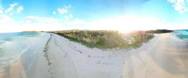 Панорамний Краєвид Вулгуольу Хугольольги Пляжу Новому Південному Уельсі Австралія — стокове фото