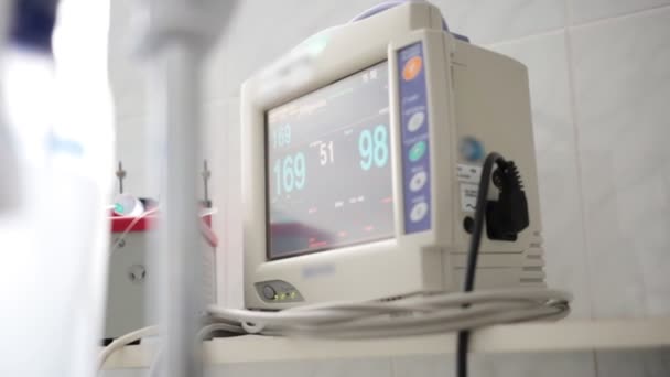 医療コンピューターのモニター — ストック動画