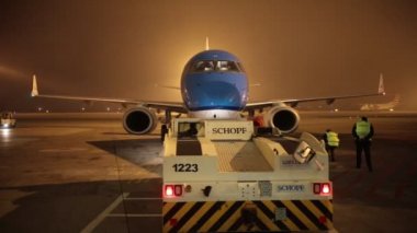 Polonya, Varşova 10-11-2018: bir Havaalanı. SCHOPF logosu