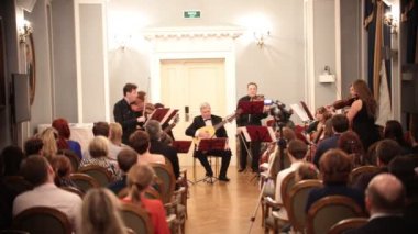 Rusya, Kazan 22-12-2018: bir Oda Orkestrası performans
