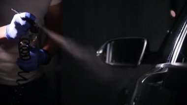 Kol el holding endüstriyel araba yüzey kaplama için tabanca sprey