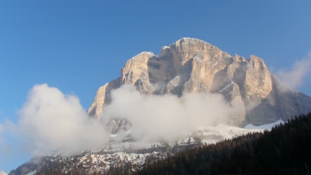 Dolomiti. Bella panoramica delle montagne — Video Stock