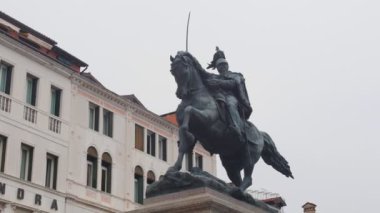 29-04-2019 İtalya, Venedik: Bartolomeo Colleoni'nin bir anıtı